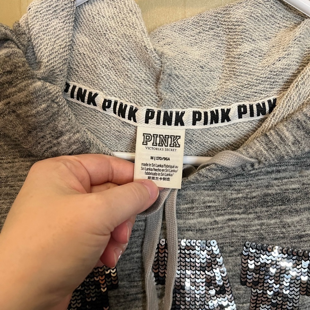 VS pink bling hoodie - Picture 3 of 4